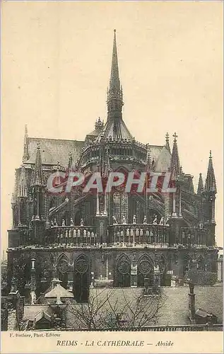 Cartes postales Reims La Cathedrale Abside