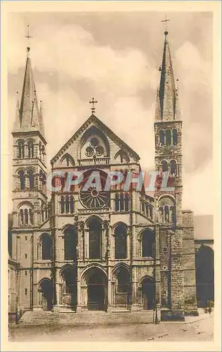 Ansichtskarte AK Reims avant le Bombardement L'Eglise Saint Remi