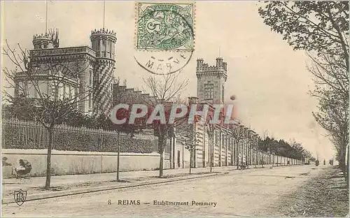 Cartes postales Reims Etablissement Pommery