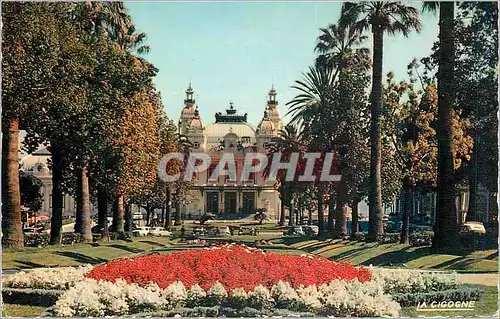 Moderne Karte Monte Carlo Reflets de la Cote d'Azur Le Casino