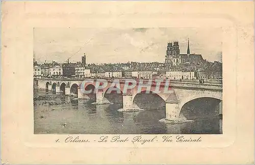 Cartes postales Orleans Le Pont Royal Vue Generale