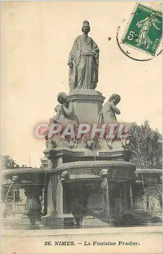 Cartes postales Nimes Fontaine Pradier