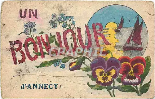 Cartes postales Un bonjour d'Annecy