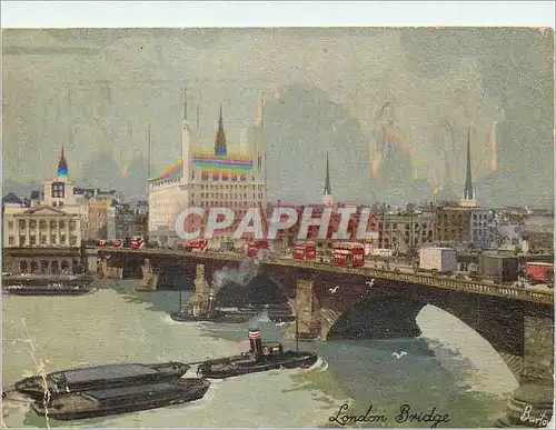 Cartes postales London Bridge Peniche Bateau