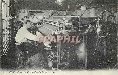 Cartes postales moderne Elbeuf La Fabrication du Drap