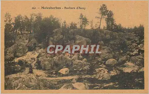 Cartes postales Malesherbes Rochers d'Auxy