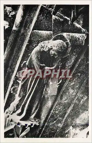 Cartes postales moderne Cathedrale de Reims La Montee au Calvaire Voussures du Grand Portail Christ