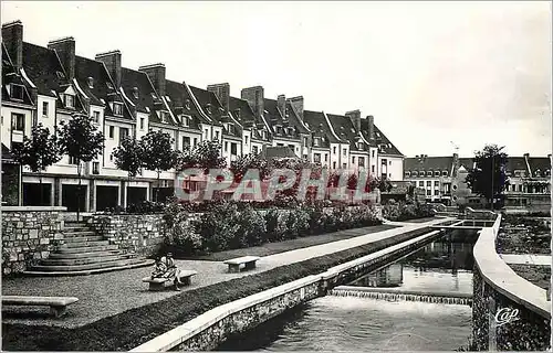 Cartes postales moderne Evreux Les Nouveaux Jardins au Bord de l'Iton