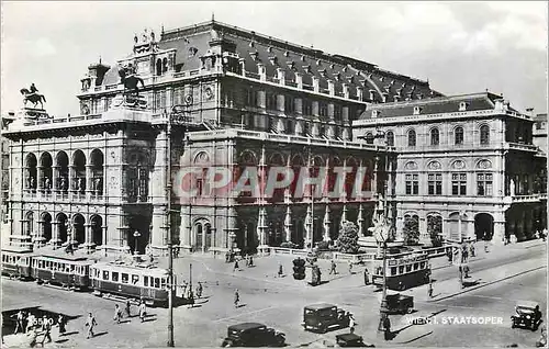 Cartes postales moderne Wien Staatsoper Tramway