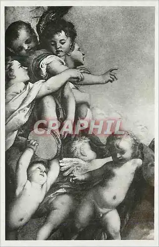 Moderne Karte Venezia Basilica di S Maria Gloriosa dei Frari Tiziano Vecellio L'Assunta Dettaglio