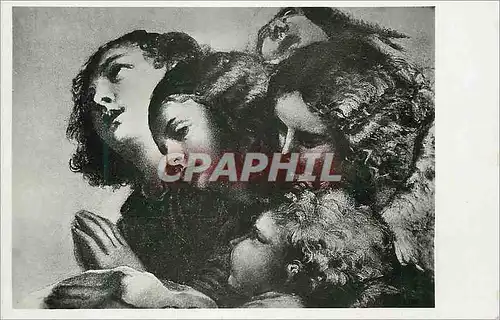 Moderne Karte Venezia Basilica di S Maria Gloriosa dei Frari Tiziano Vecellio L'Assunta Dettaglio