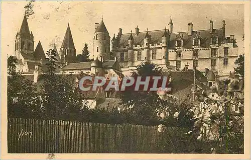 Ansichtskarte AK Chateau de Loches Chateaux de la Loire La Douce France Vue Generale