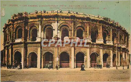 Cartes postales Nimes Les Arenes Circonference 358 m Hauteur 21 m