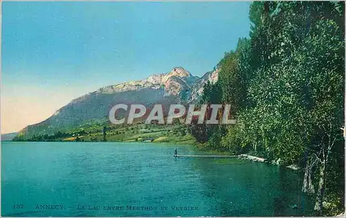 Cartes postales Annecy Le Lac entre Menthon et Vevrier