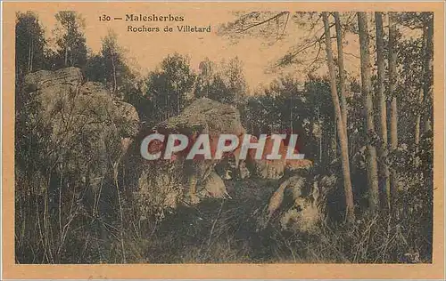 Cartes postales Malesherbes Rochers de Villetard