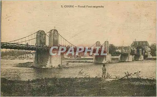 Cartes postales Cosne Grand Pont Suspendu