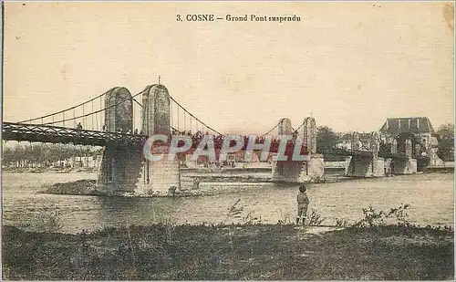 Cartes postales Cosne Grand Pont Suspendu