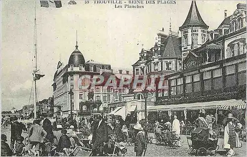 Cartes postales moderne Trouville Reine des Plages Les Planches