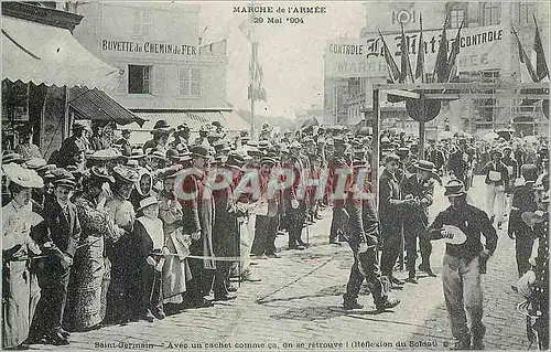 Cartes postales moderne Saint Germain Marche de l'Armee 29 Mai 1904 Militaria