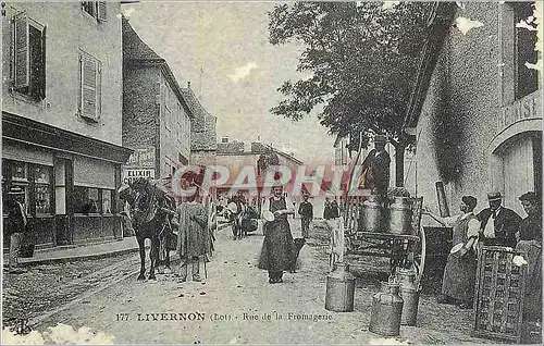 Cartes postales moderne Livernon (Lot) Rue de la Fromagerie