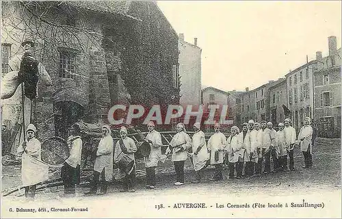 Moderne Karte Auvergne Les Cornards (Fete Locale a Sauxillanges)