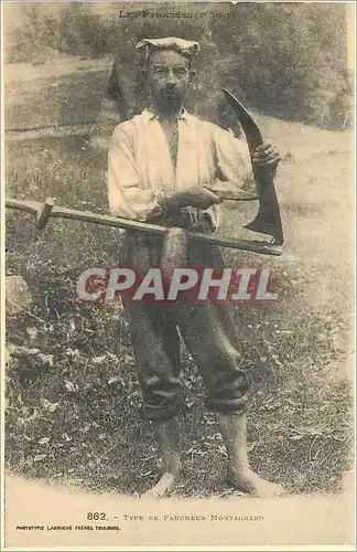 Moderne Karte Type de Faucheur Montagnard