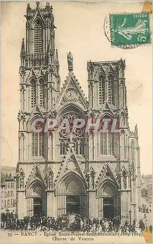 Cartes postales Nancy Eglise Saint Pierre Saint Stanislas (1805 1885) Oeuvre de Vautrin