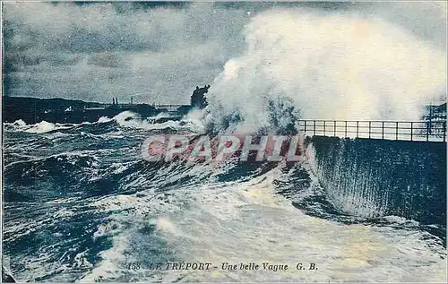 Cartes postales Le Treport Une Belle Vague