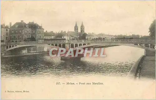 Cartes postales Melun Pont aux Moulins