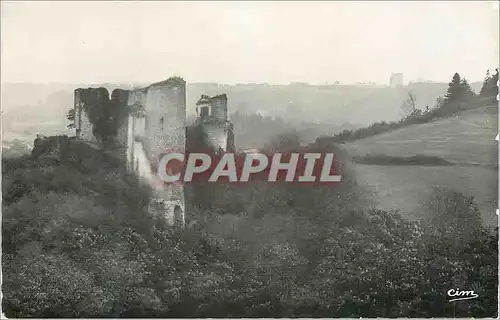 Moderne Karte Montoire sur le Loir (Loir et Cher) Le Donjon (XIIe Siecle) et le Chateau de Lavardin au Second