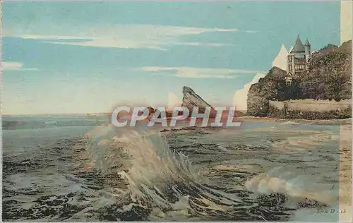 Cartes postales Biarritz Cote des Basques et Villa Balza