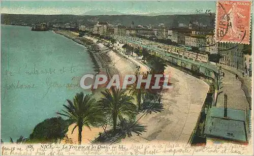 Cartes postales Nice La Terrasse et les Quais
