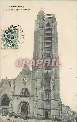 Cartes postales Chateau Thierry Eglise Saint Crepin (XIIe Siecle)