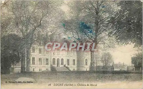 Cartes postales Luche (Sarthe) Chateau de Merve