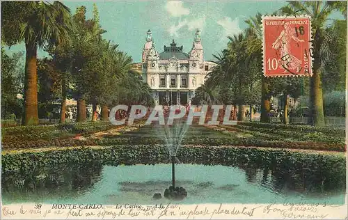 Cartes postales Monte Carlo Le Casino