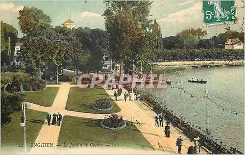Cartes postales Enghien Le Jardin du Casino