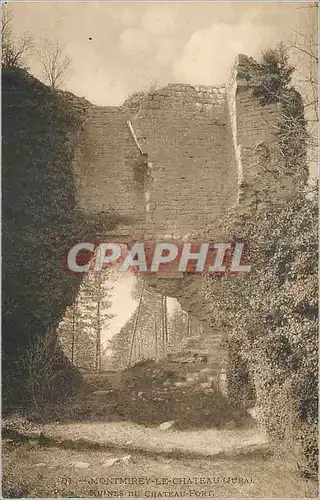 Cartes postales Montmirey le Chateau (Jura) Ruines du Chateau Fort