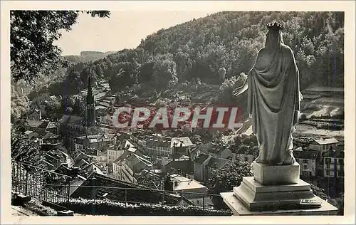 Cartes postales moderne Plombieres les Bains La Vierge Dominant la Ville