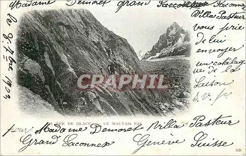 Cartes postales La Mer de Glace Le Mauvais Pas