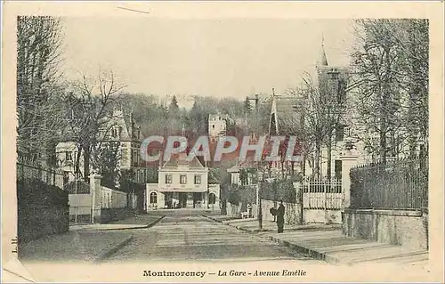 Cartes postales Montmorency La Gare Avenue Emilie