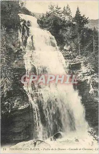 Ansichtskarte AK Thonon les Bains Vallee de la Drance Cascade de Chevenoz