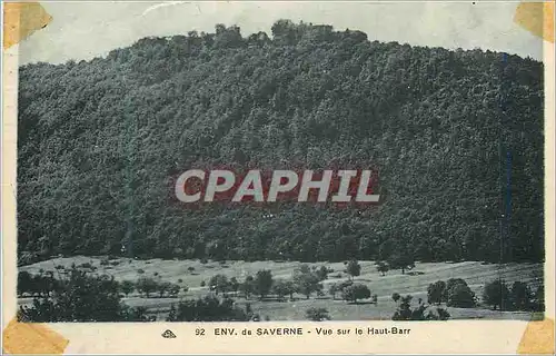 Cartes postales Env de Saverne Vue sur le Haut Barr