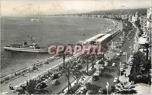 Cartes postales moderne Nice La Cote d'Azur La Promenade des Anglais Bateau