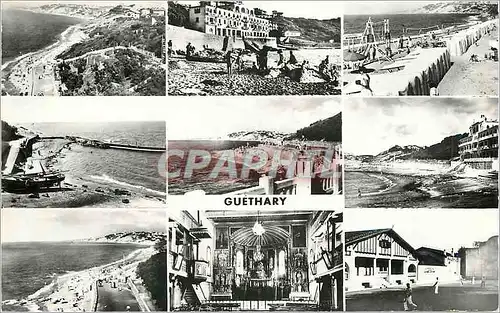 Cartes postales moderne Guethary Vue Generale Le Casino La Plage Le Port