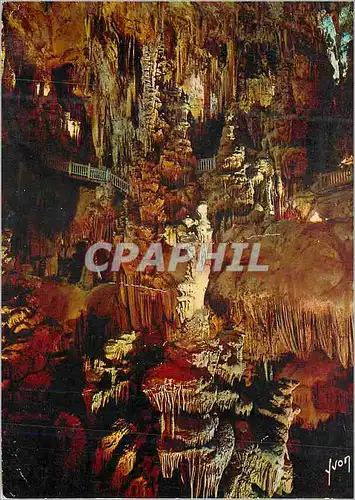 Cartes postales moderne Le Languedoc Mediterraneen Grotte des Demoiselles Couleurs et Lumiere de France La Caverne Merve