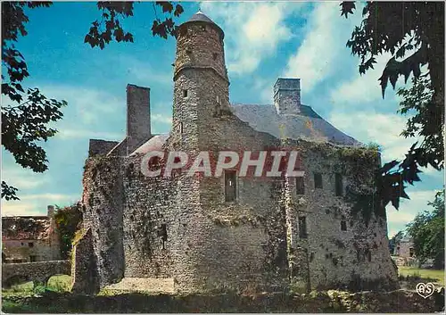 Cartes postales moderne Manoirs Normands du Cotentin Le Chateau de Pirou (XIe et XIIe S)