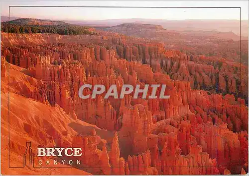 Cartes postales moderne Bryce Canyon Morning light defines the Colorful Formations seen frm Inspiration Point