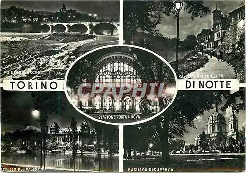 Cartes postales moderne Torino Di NOtte