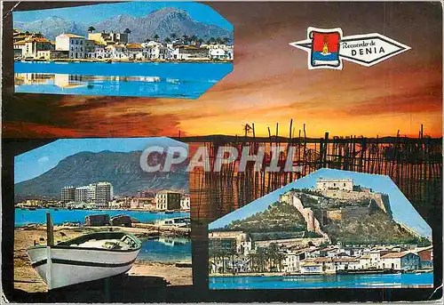 Cartes postales moderne Denia Vue de la Ville