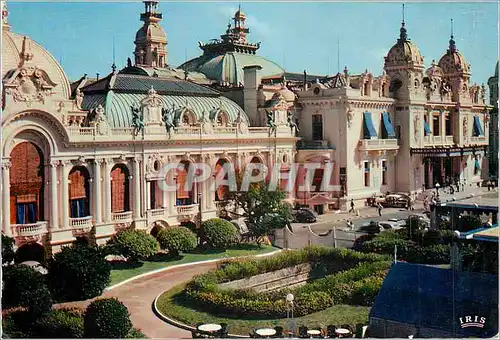 Moderne Karte Monte Carlo Reflets de la COte d'Azur Le Casino